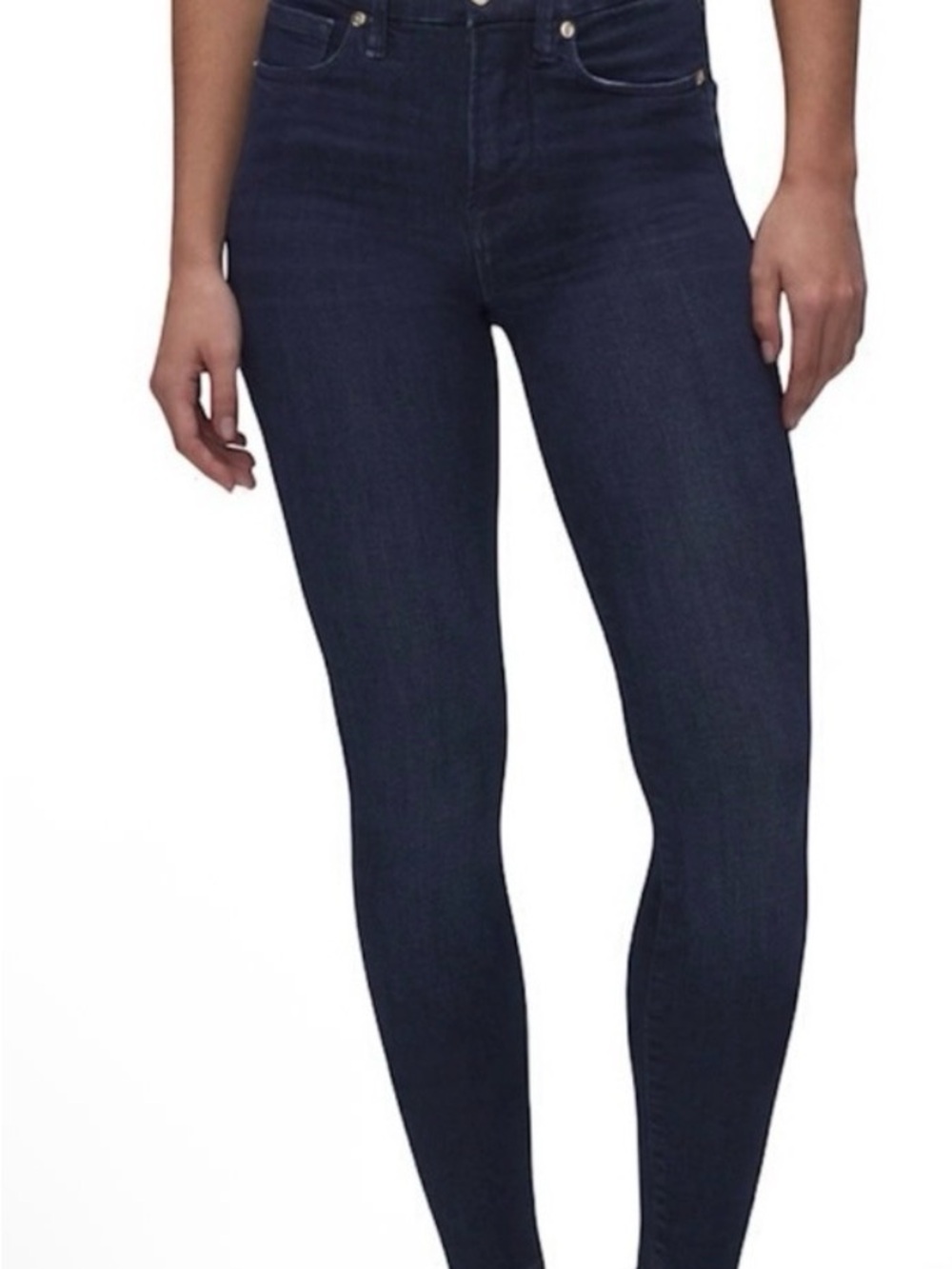 Good American Good Legs Skinny deep V  jeans new size 8